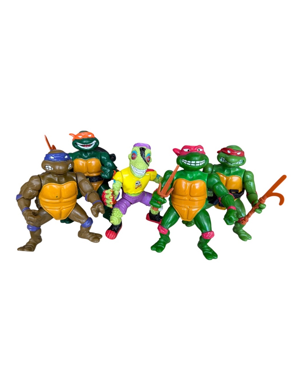 VTG TMNT Teenage Mutant Ninja Turtles Mondo Gecko Playmates Action Figures Lot